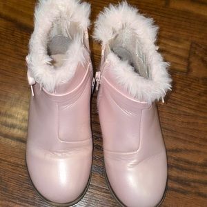 Pink Gymboree booties